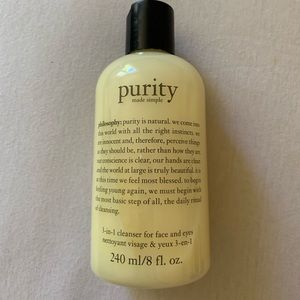 NWT Philosophy Purity Cleanser 8 oz